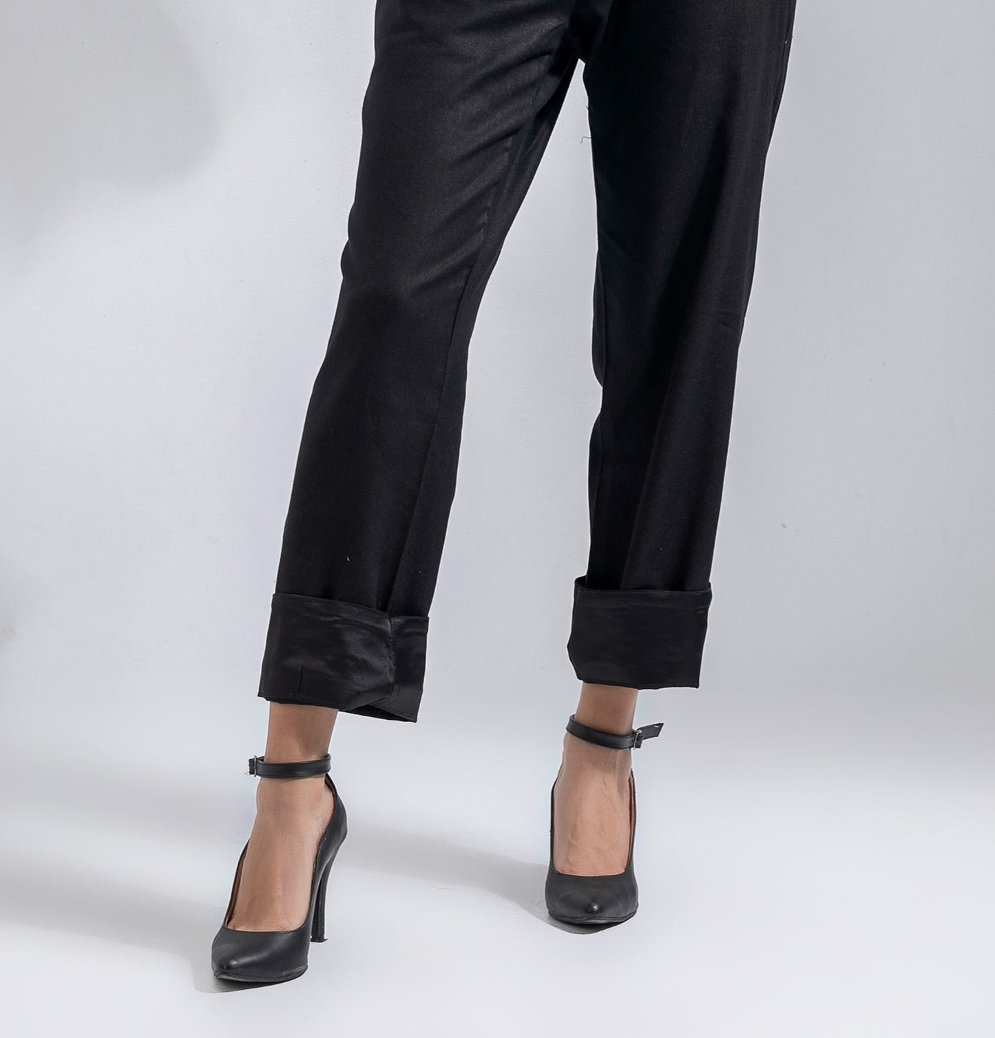 AURA black luxe pants