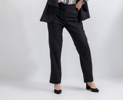 AURA black luxe pants